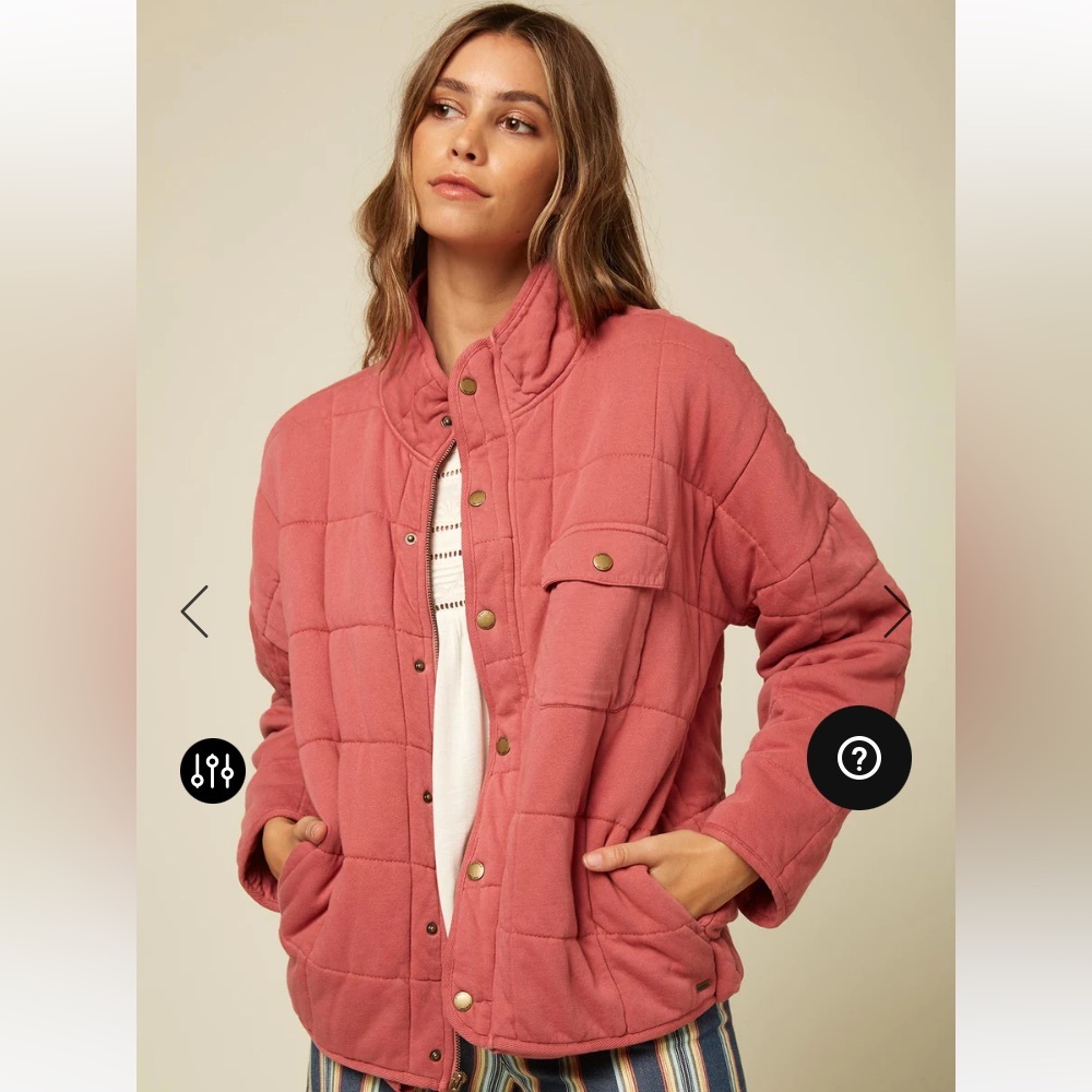 O’Neil MABLE KNIT QUILTED JACKET size Small